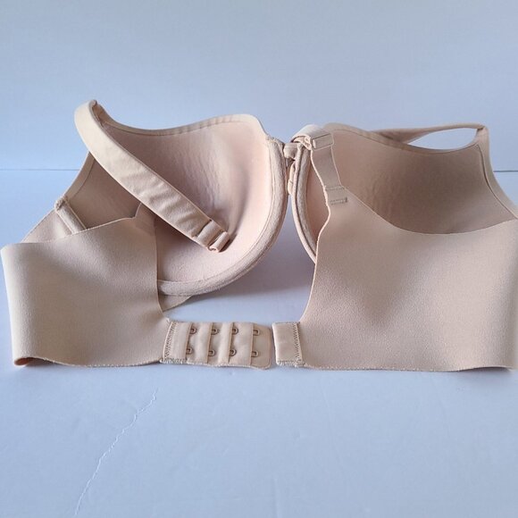 AUDEN BEIGE LIGHT LIFT PLUNGE BRA- SIZE 36 D - Picture 7 of 8